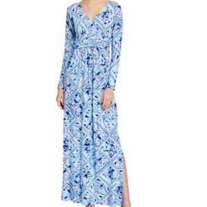 Lilly Pulitzer Nichola Maxi Dress Meet Me On The Dock
Size medium-E21